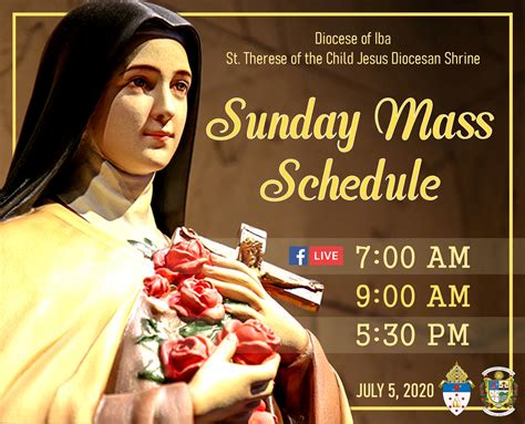 shrine of st. thérèse of the child jesus mass times